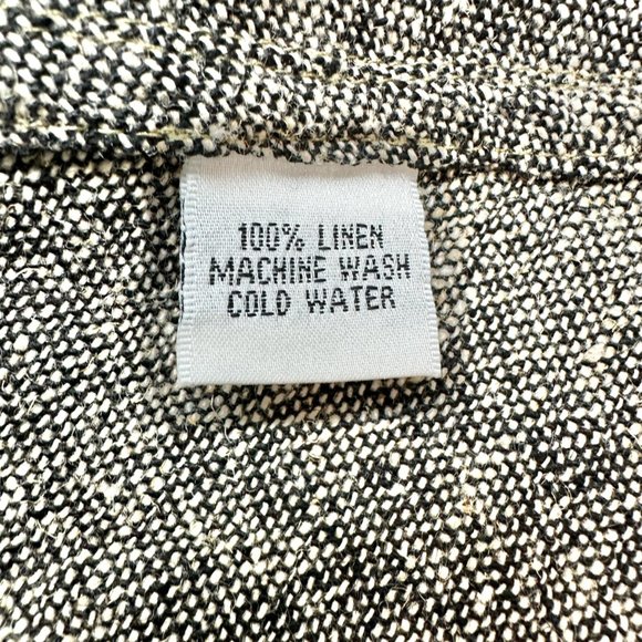 Stijfselkissie Shirt Jacket Womens XS Gray Textured Linen Drape Style Pockets - Picture 11 of 13